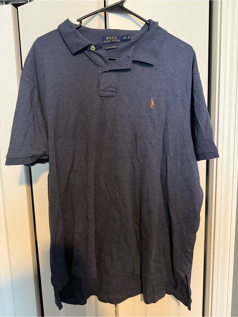 Polo by Ralph Lauren Navy Cotton Polo with Embroidered Pony
